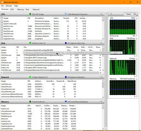 System pid 4 disk activity windows 10